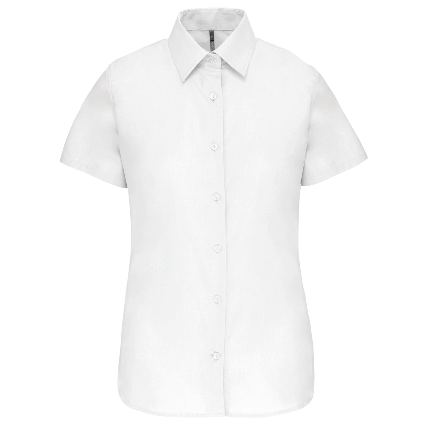 Chemise Oxford manches courtes femme - La-broderie