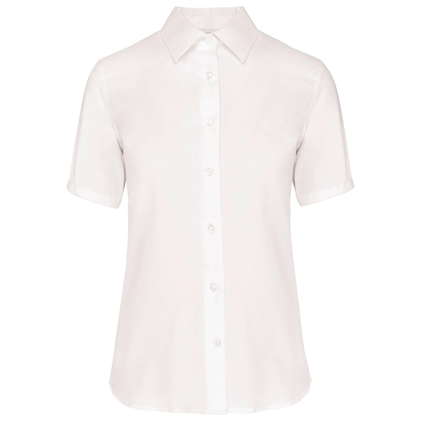 Chemise manches courtes sans repassage femme - La-broderie