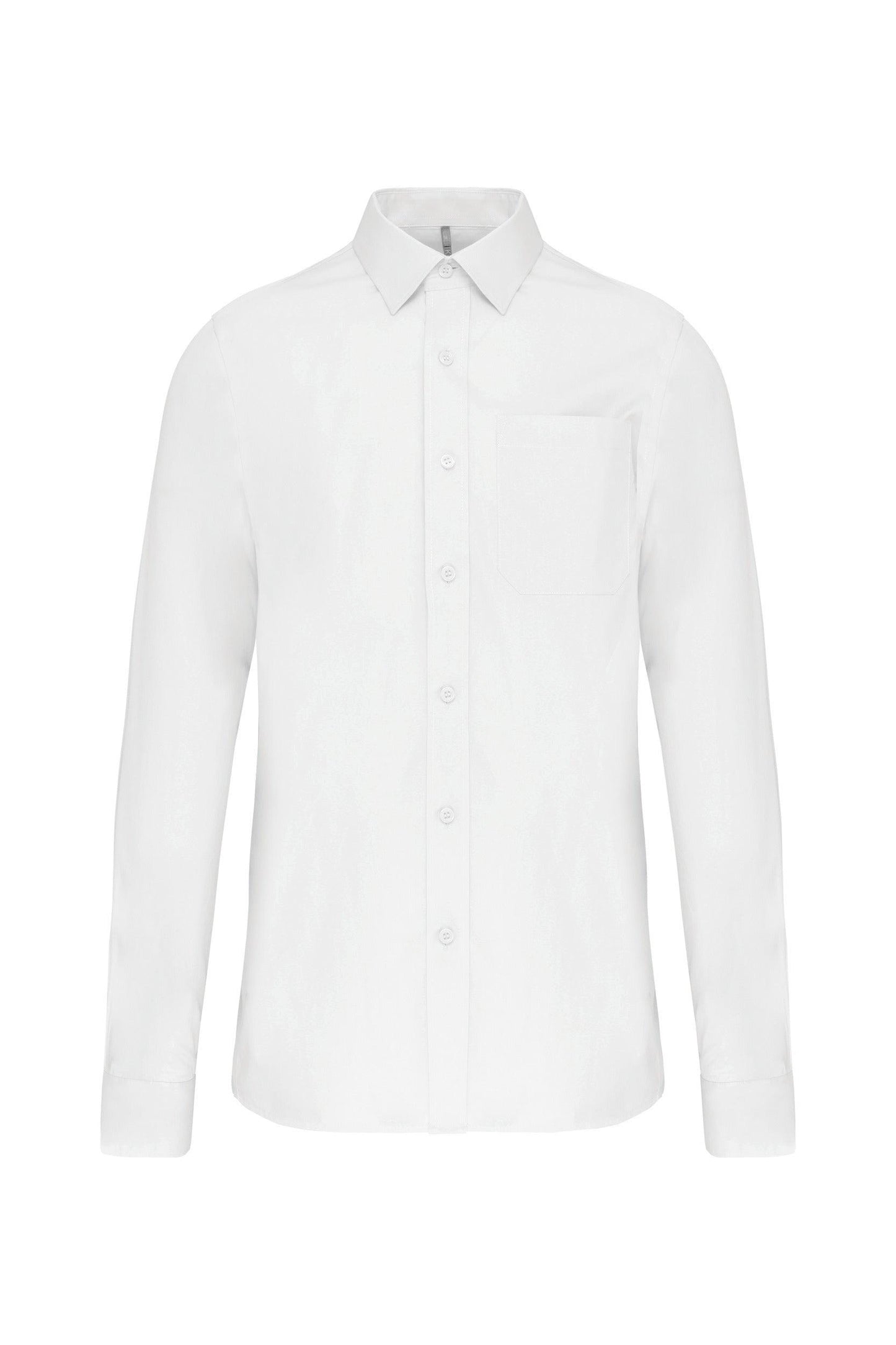 Chemise popeline manches longues - La-broderie