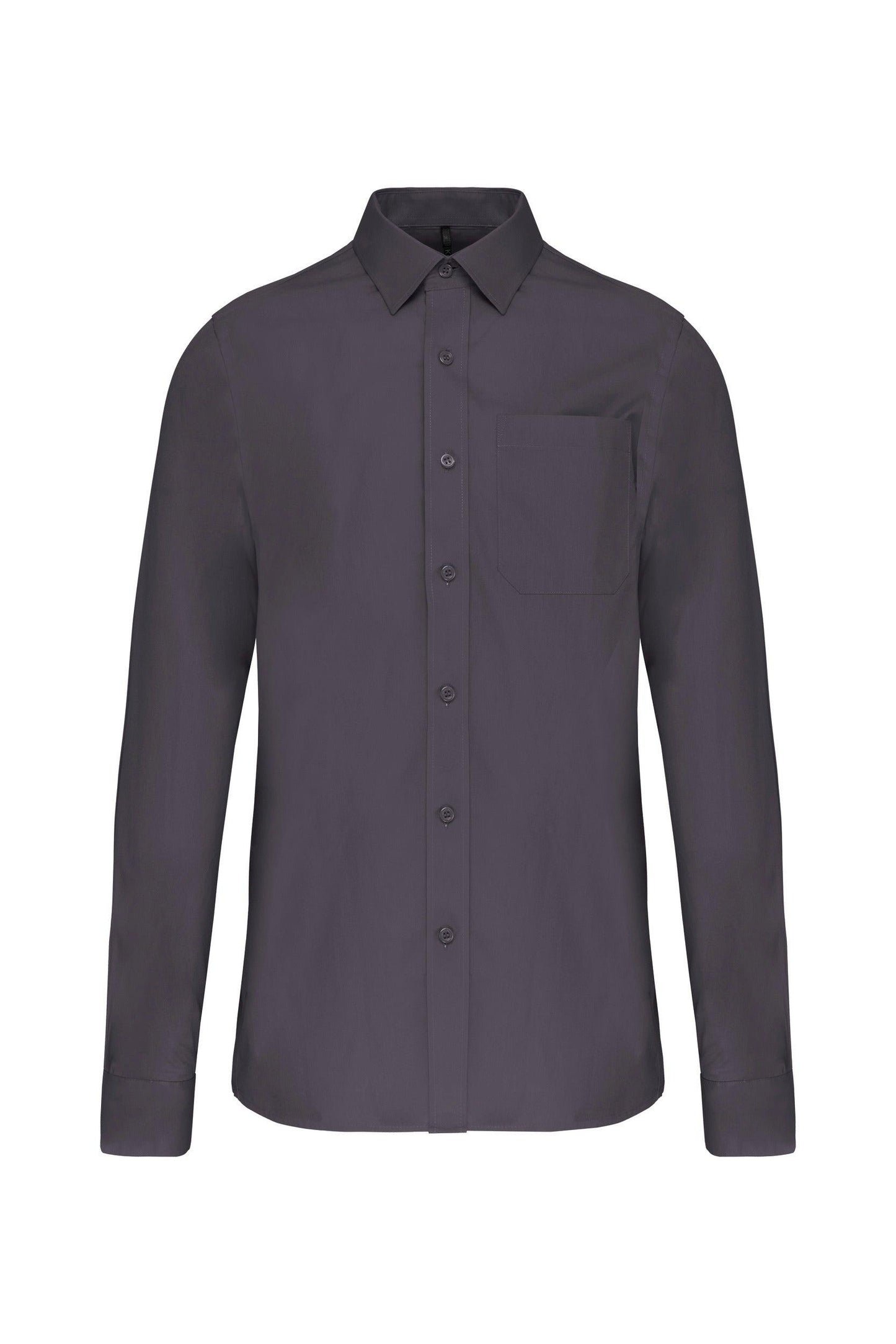 Chemise popeline manches longues - La-broderie