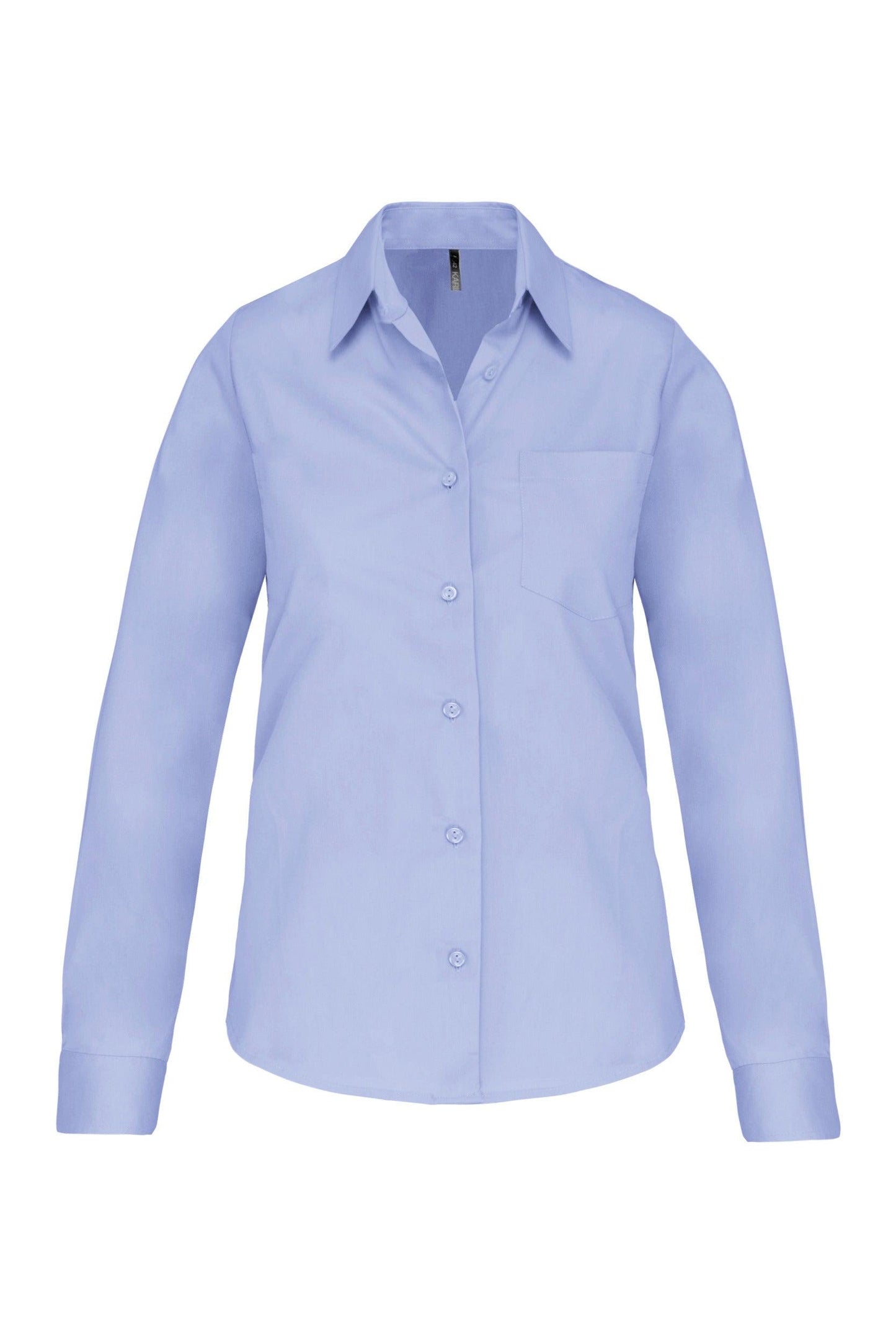 Chemise popeline manches longues femme - La-broderie