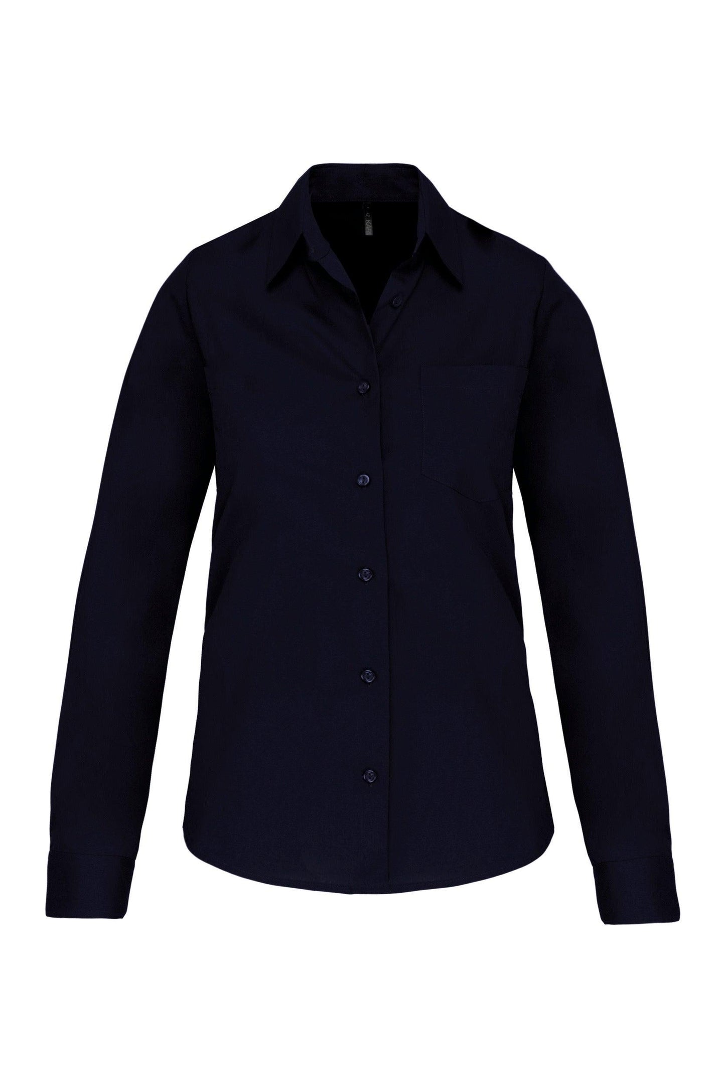 Chemise popeline manches longues femme - La-broderie