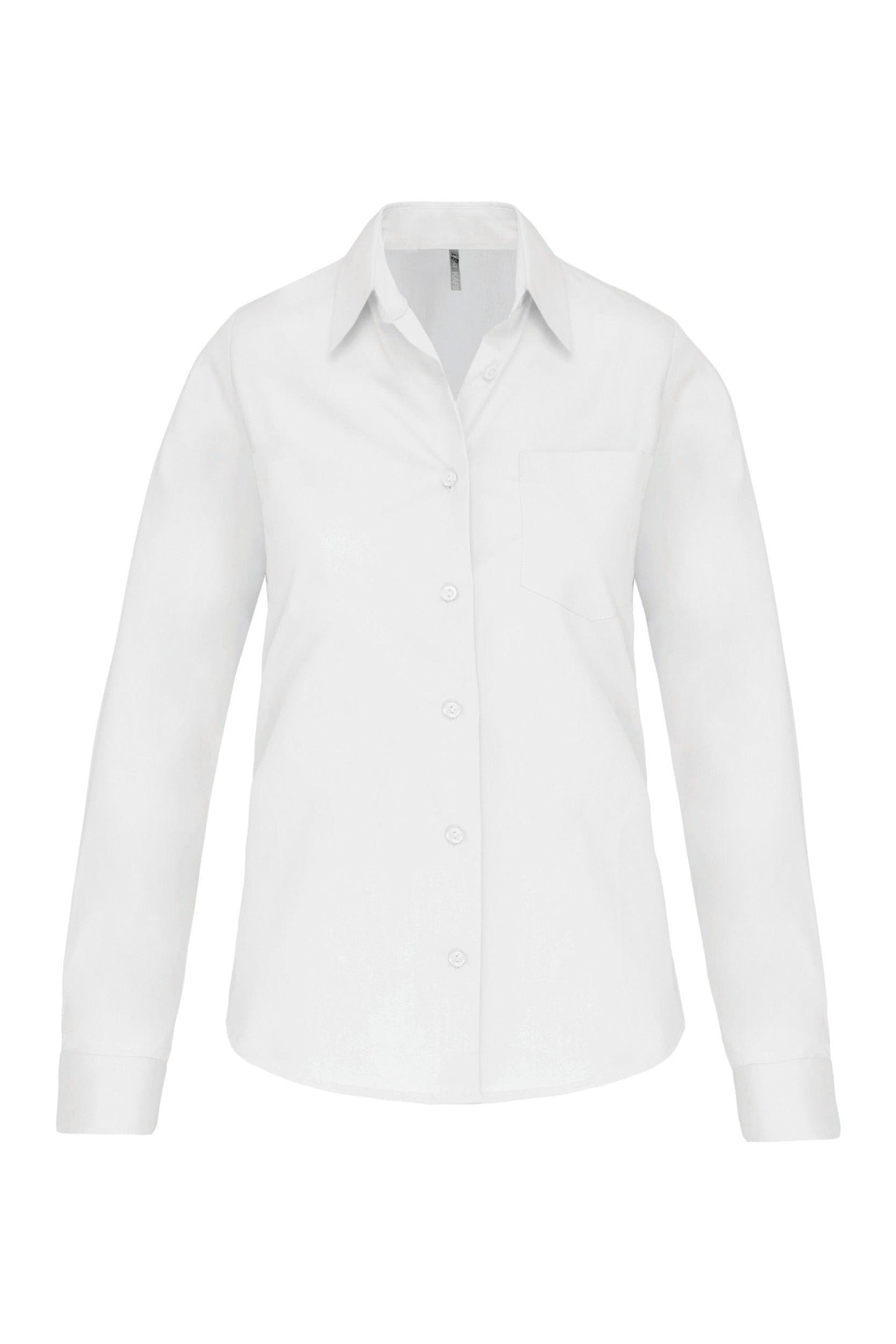 Chemise popeline manches longues femme - La-broderie