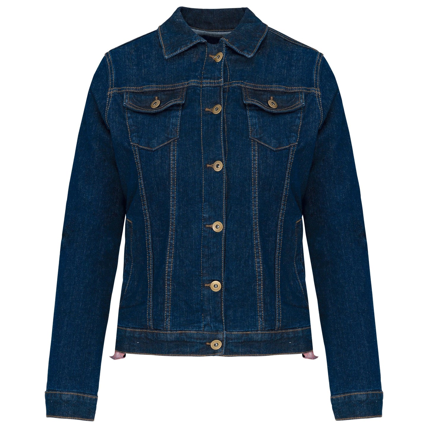 Blouson denim non doublé femme - La-broderie