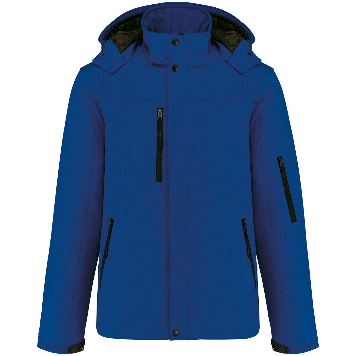 Parka softshell doublée capuche homme - La-broderie