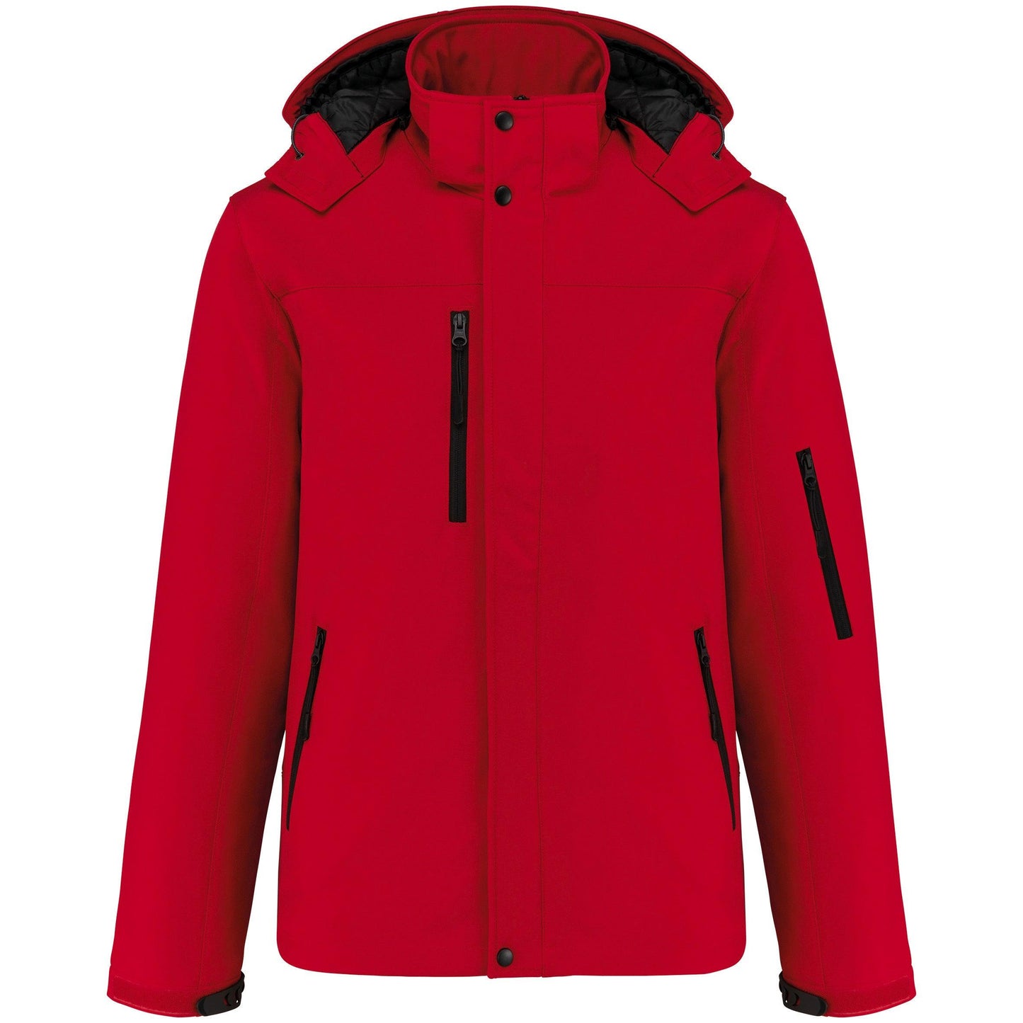 Parka softshell doublée capuche homme - La-broderie