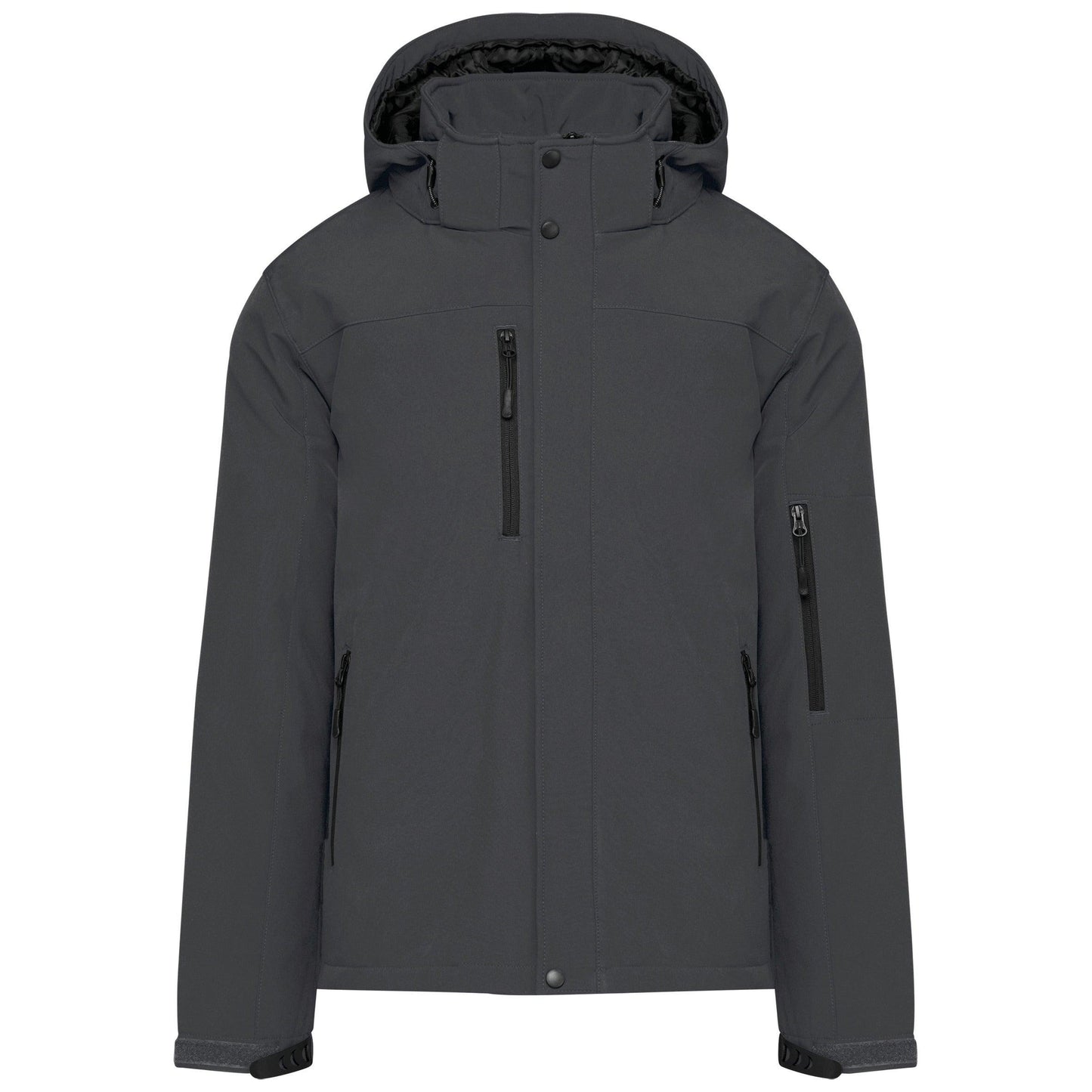 Parka softshell doublée capuche homme - La-broderie
