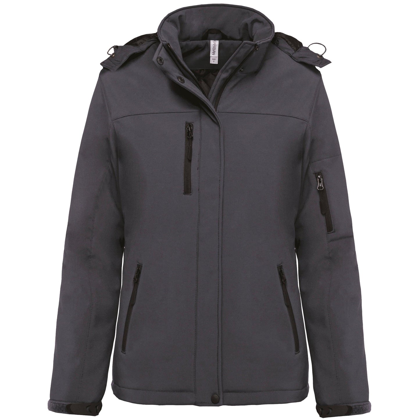 Parka softshell doublée capuche femme - La-broderie