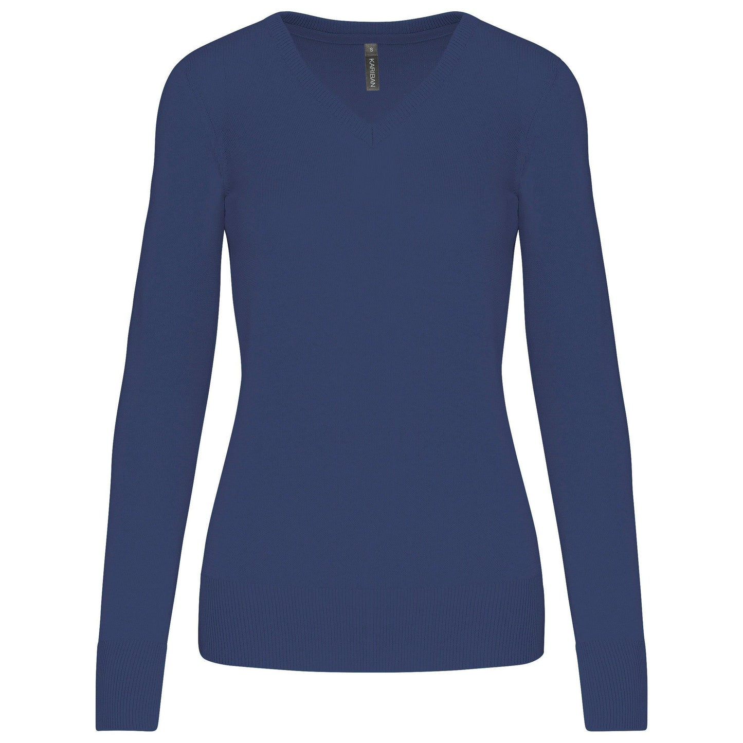 Pull col V femme - La-broderie