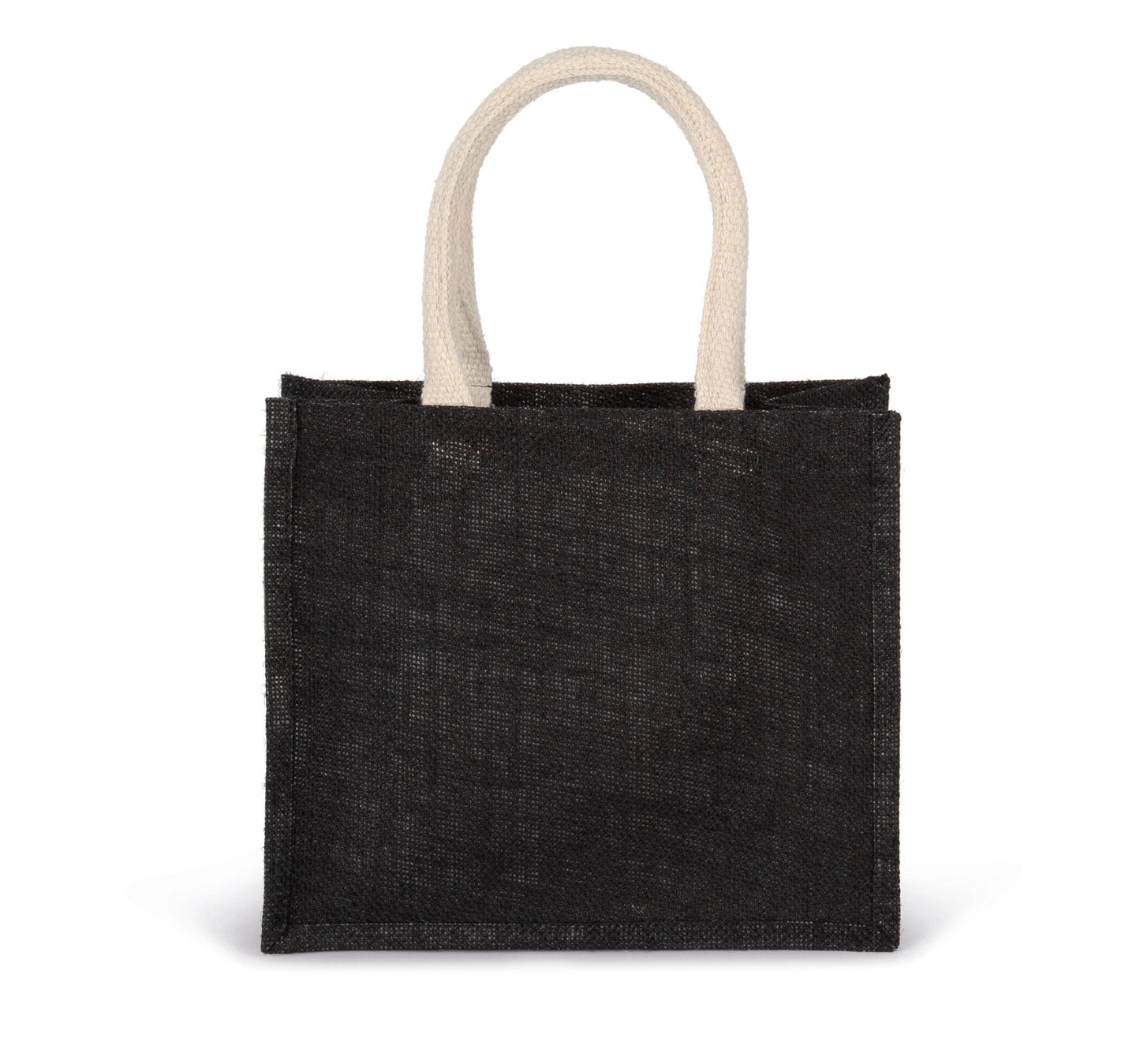 Sac style cabas en toile de jute - modèle moyen - La-broderie