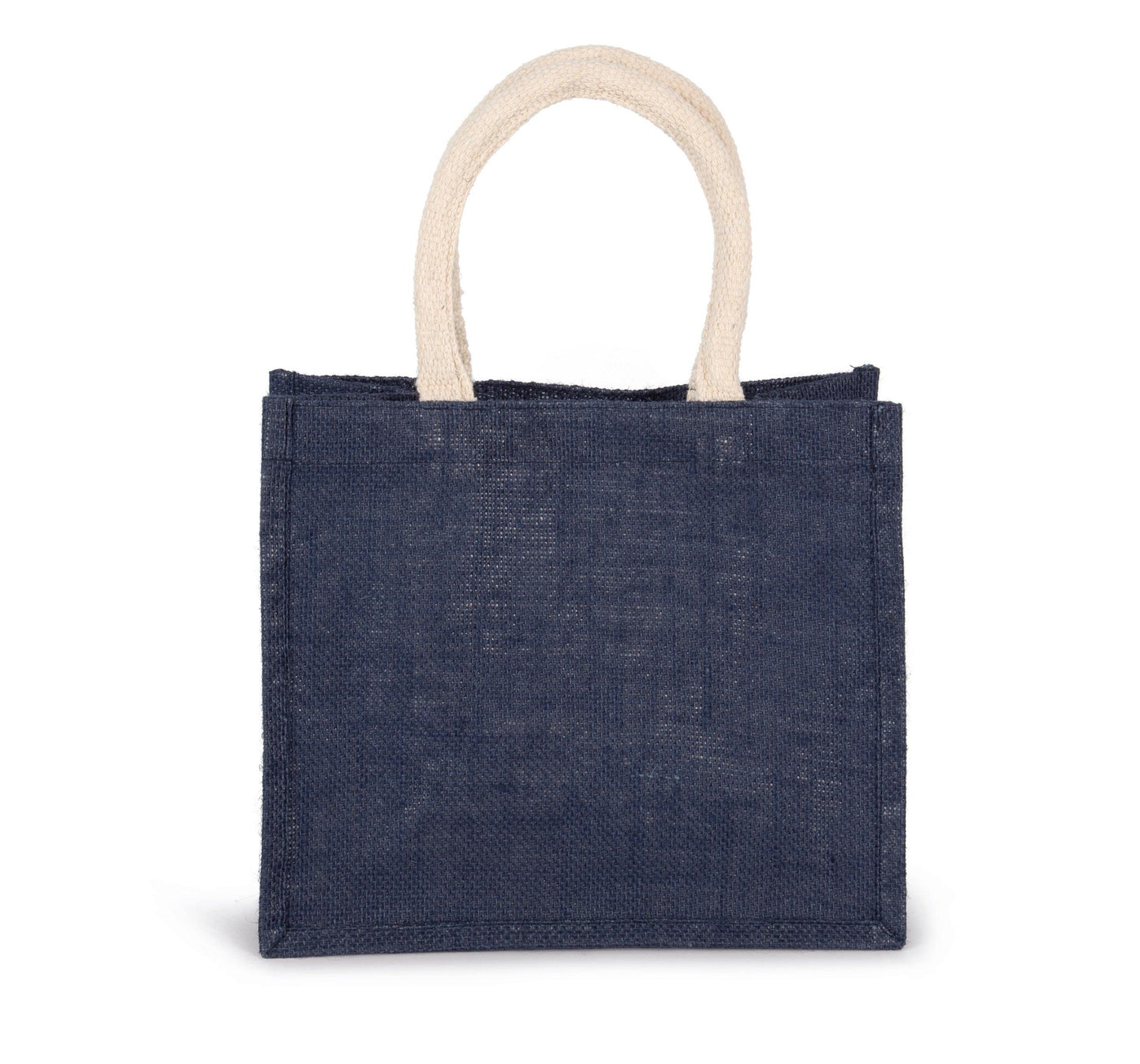 Sac style cabas en toile de jute - modèle moyen - La-broderie