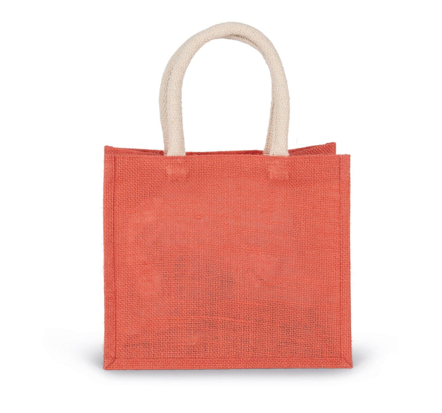 Sac style cabas en toile de jute - modèle moyen - La-broderie
