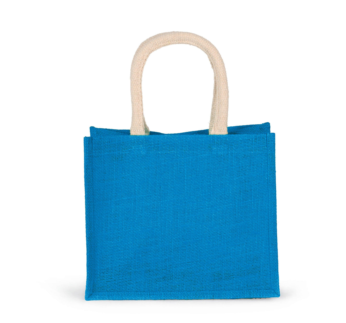 Sac style cabas en toile de jute - modèle moyen - La-broderie