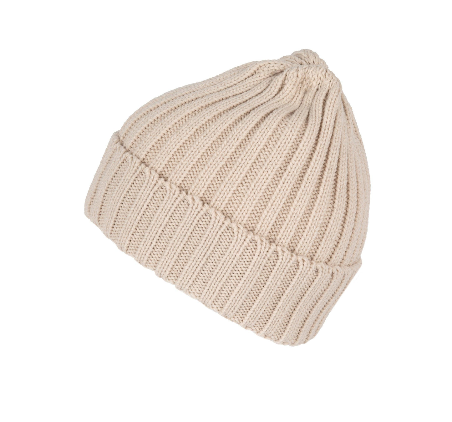 Bonnet à double côte et revers - La-broderie