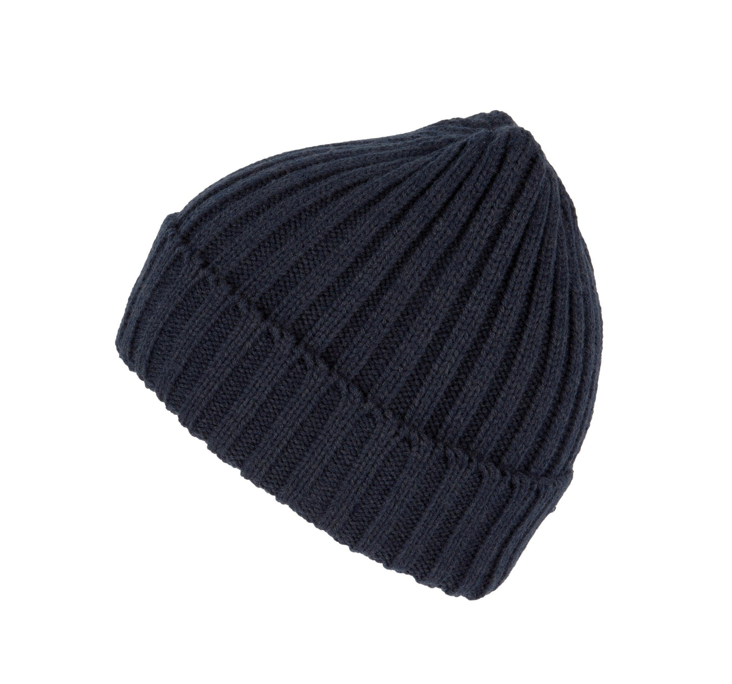 Bonnet à double côte et revers - La-broderie