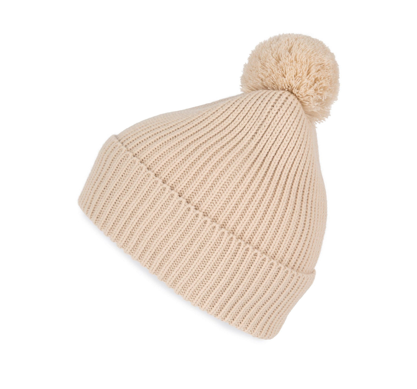Bonnet avec pompon - La-broderie