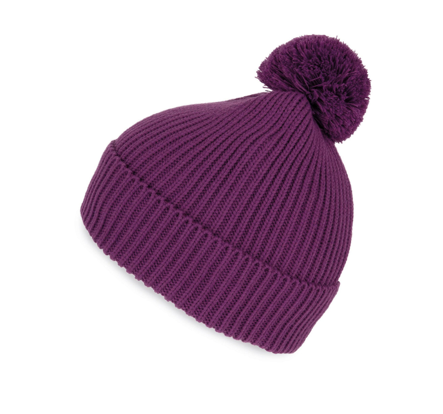 Bonnet avec pompon - La-broderie