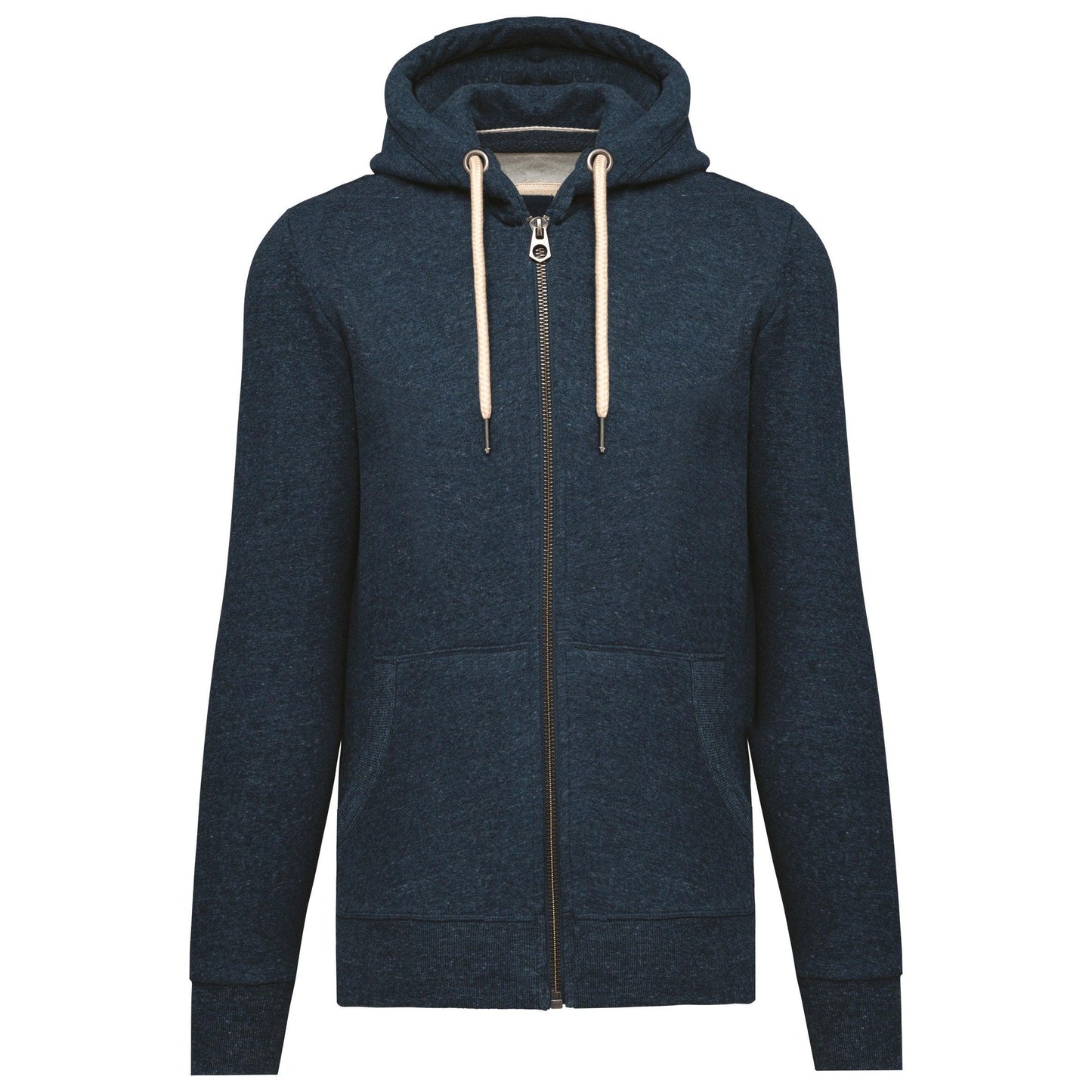 Sweat-shirt vintage zippé à capuche femme - La-broderie
