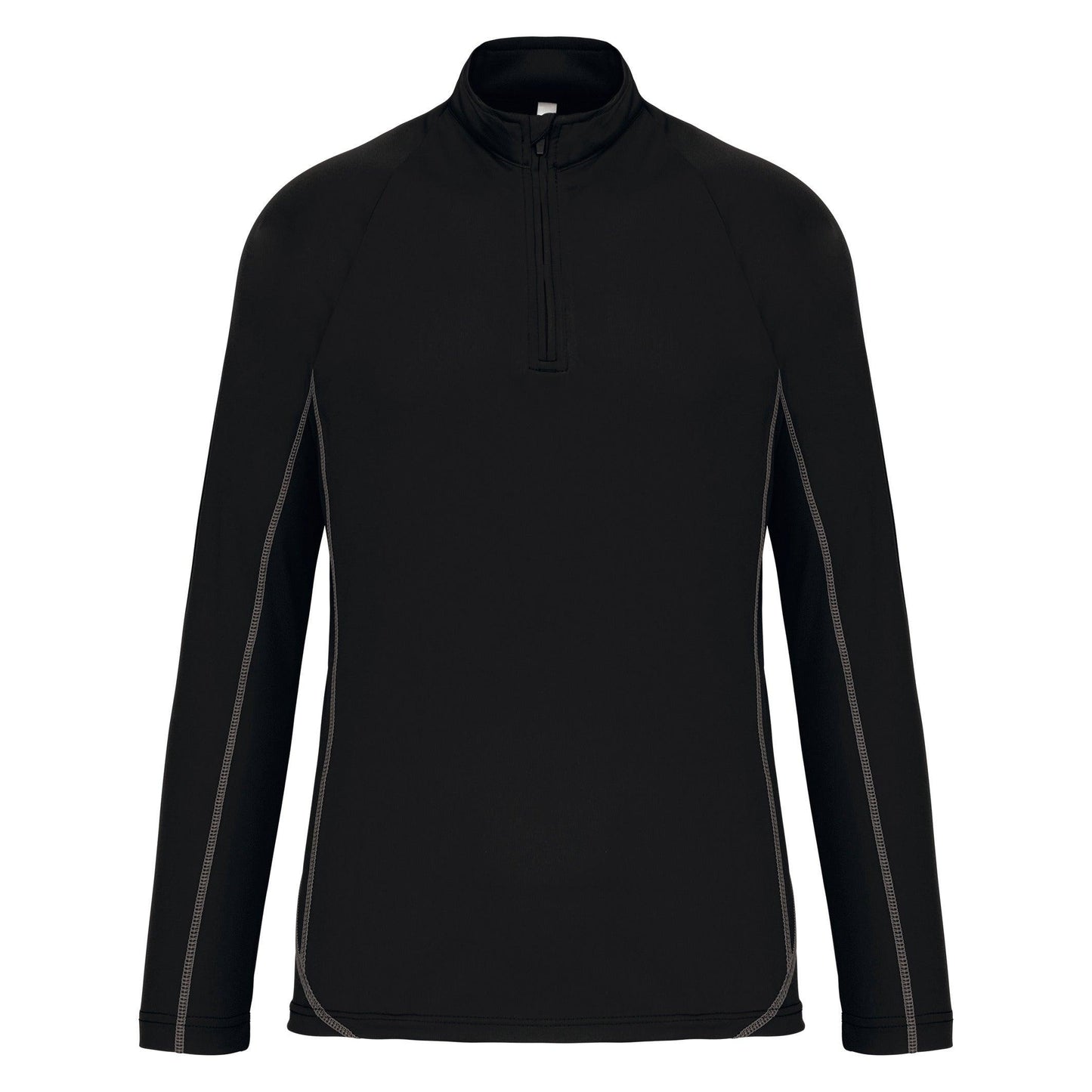 Haut de sport manches longues ¼ zip homme - La-broderie