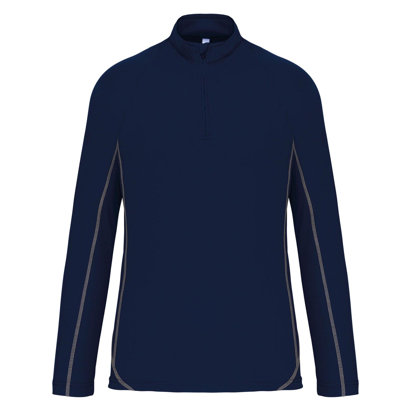 Haut de sport manches longues ¼ zip homme - La-broderie