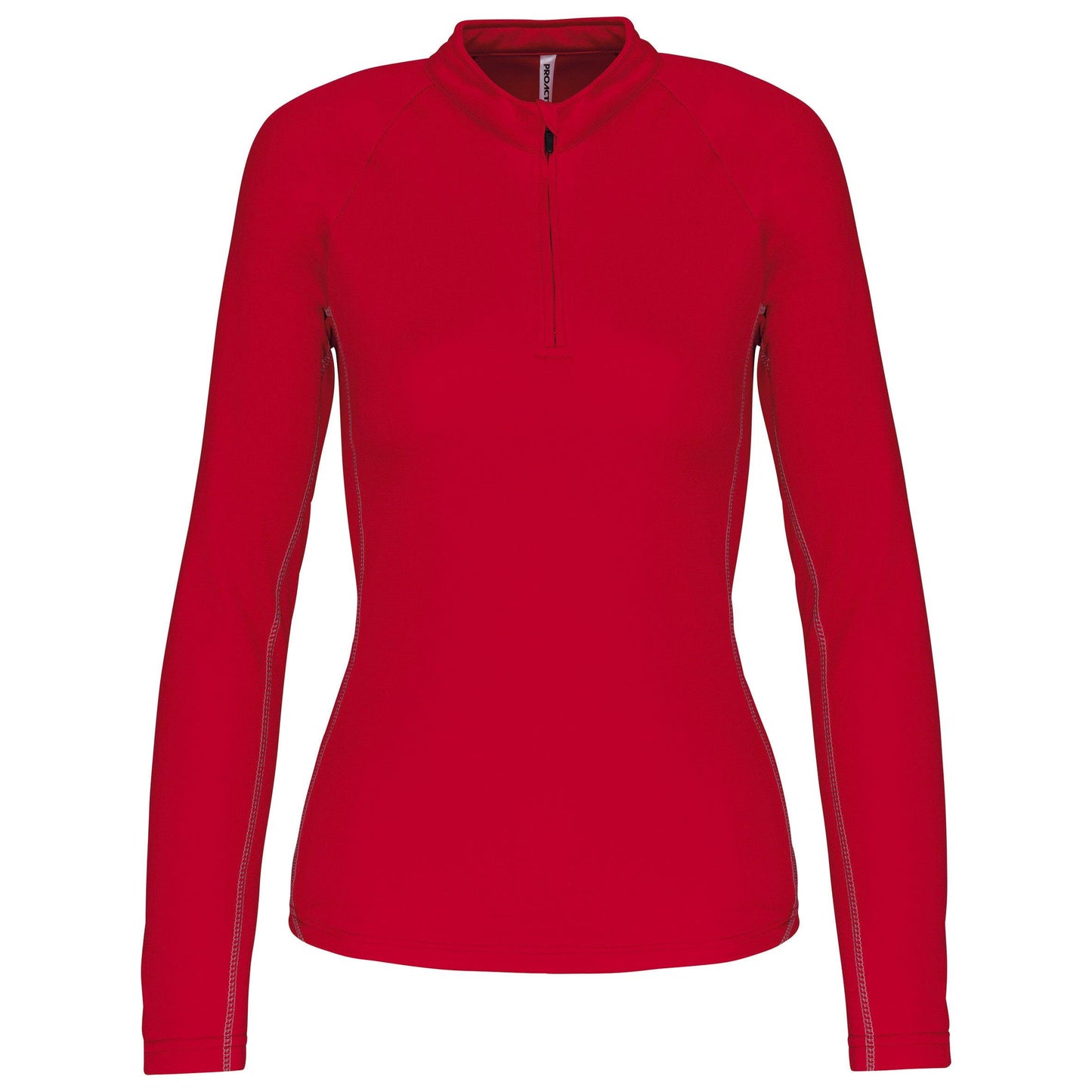 Haut de sport manches longues ¼ zip femme - La-broderie