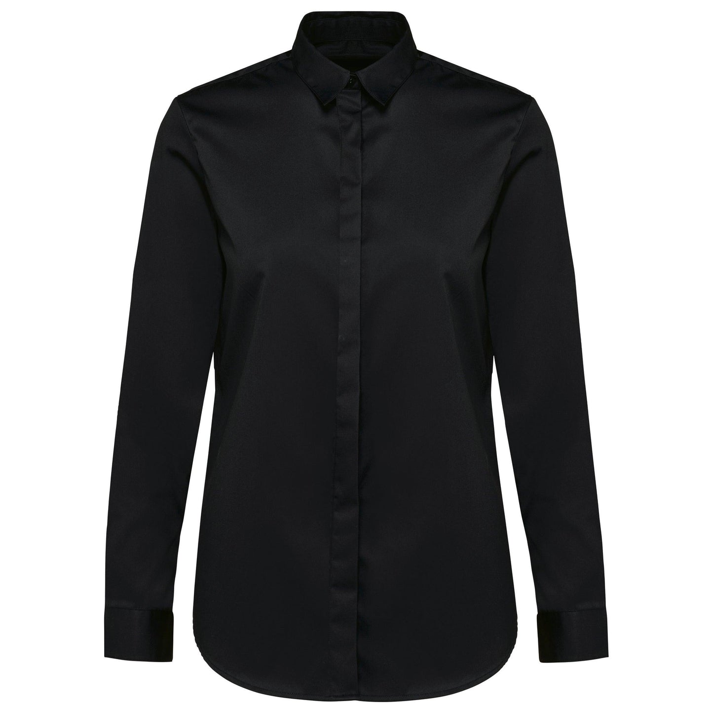 Chemise twill manches longues femme - La-broderie