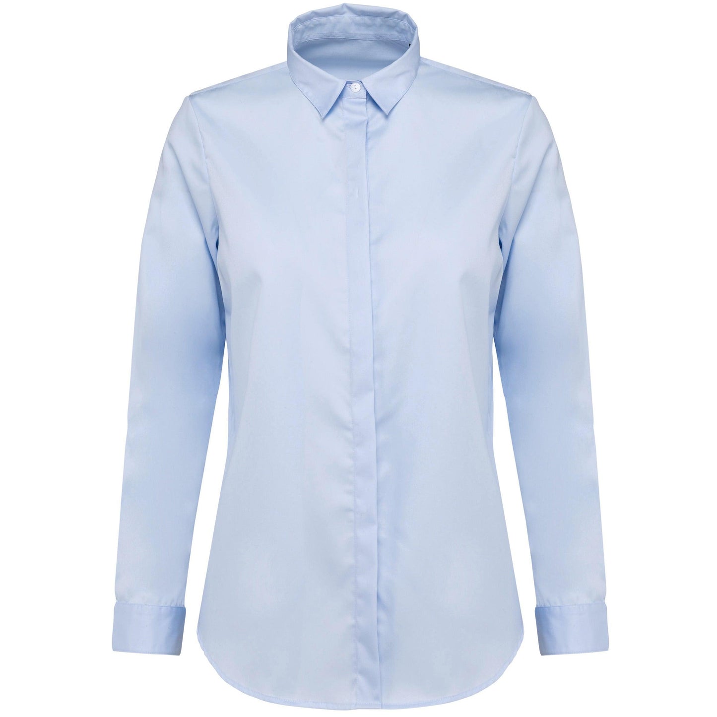 Chemise twill manches longues femme - La-broderie