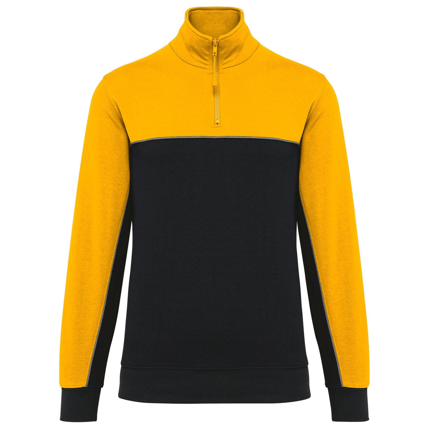 Sweat-shirt écoresponsable col zippé unisexe - La-broderie