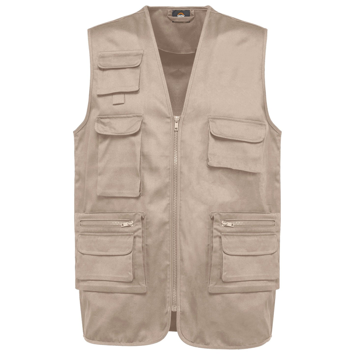 Gilet polycoton multipoches doublé unisexe - La-broderie