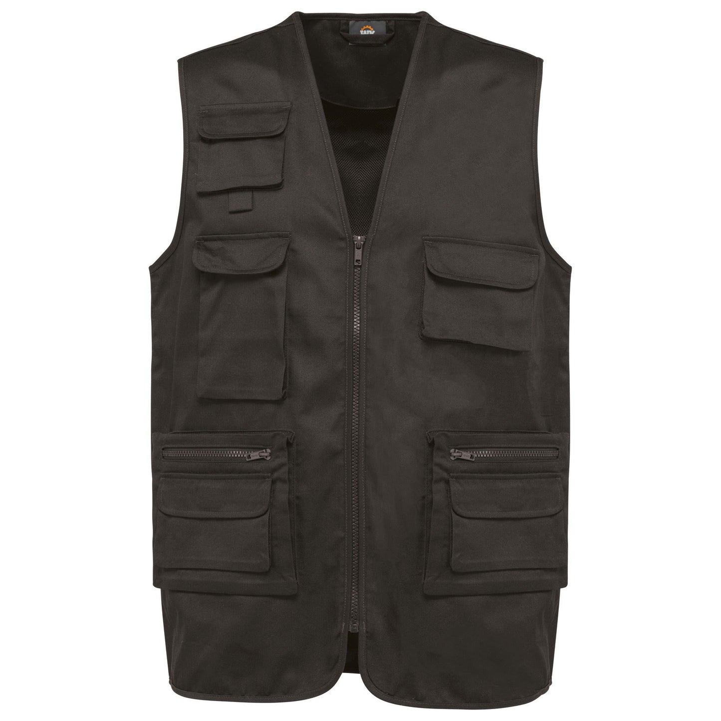 Gilet polycoton multipoches doublé unisexe - La-broderie