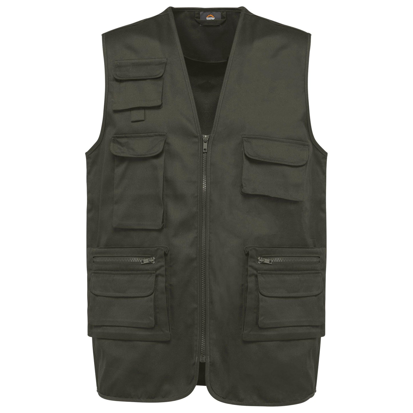Gilet polycoton multipoches doublé unisexe - La-broderie