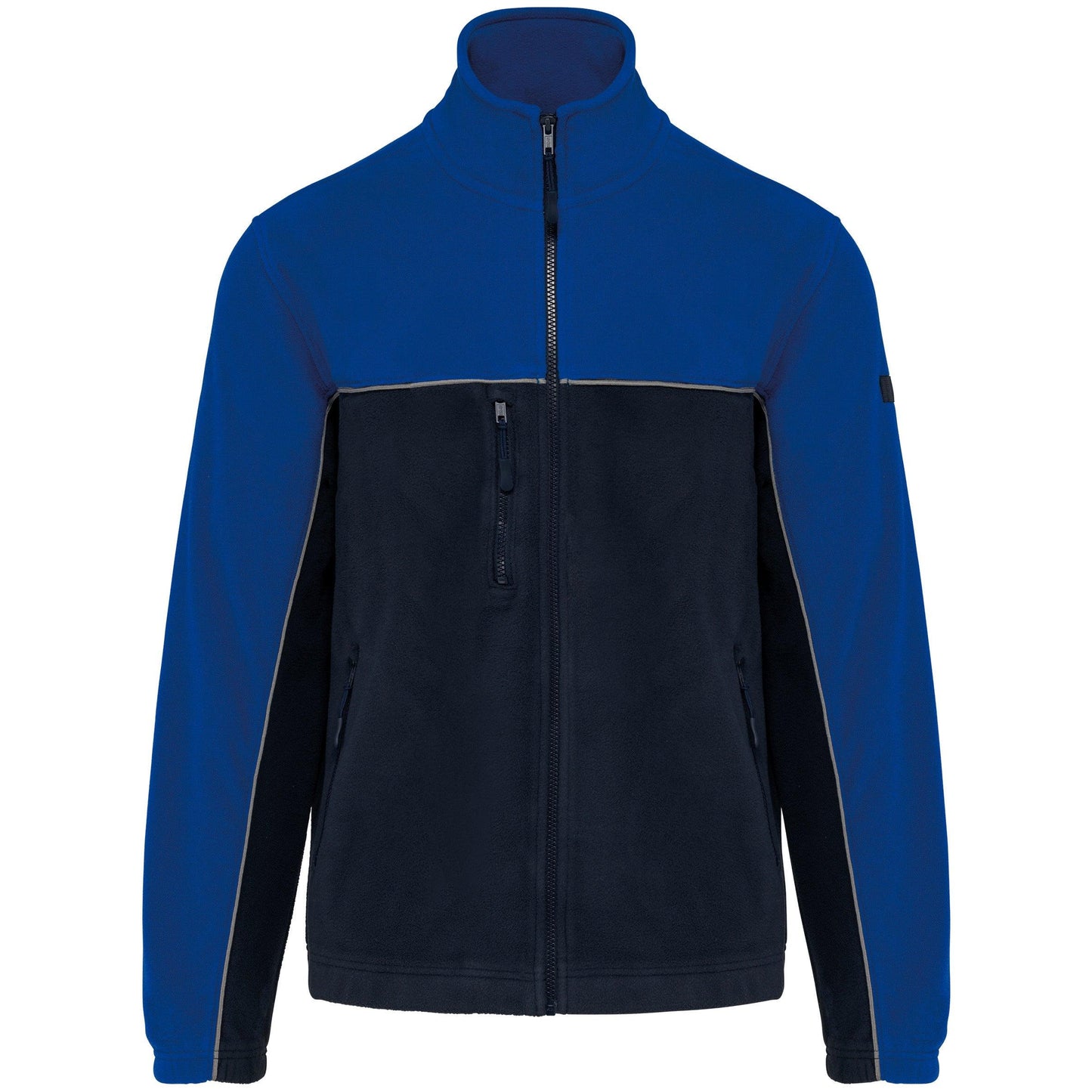Veste micropolaire bicolore écoresponsable unisexe - La-broderie