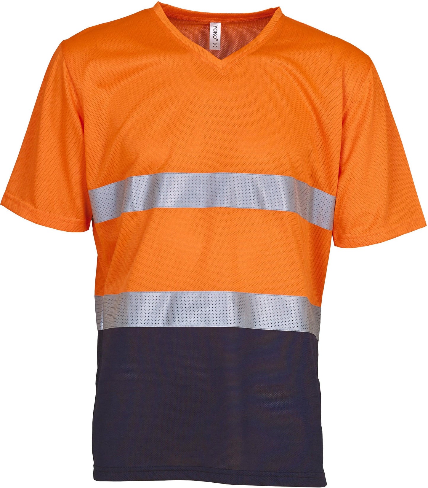 T-shirt col V haute visibilité Top Cool - La-broderie