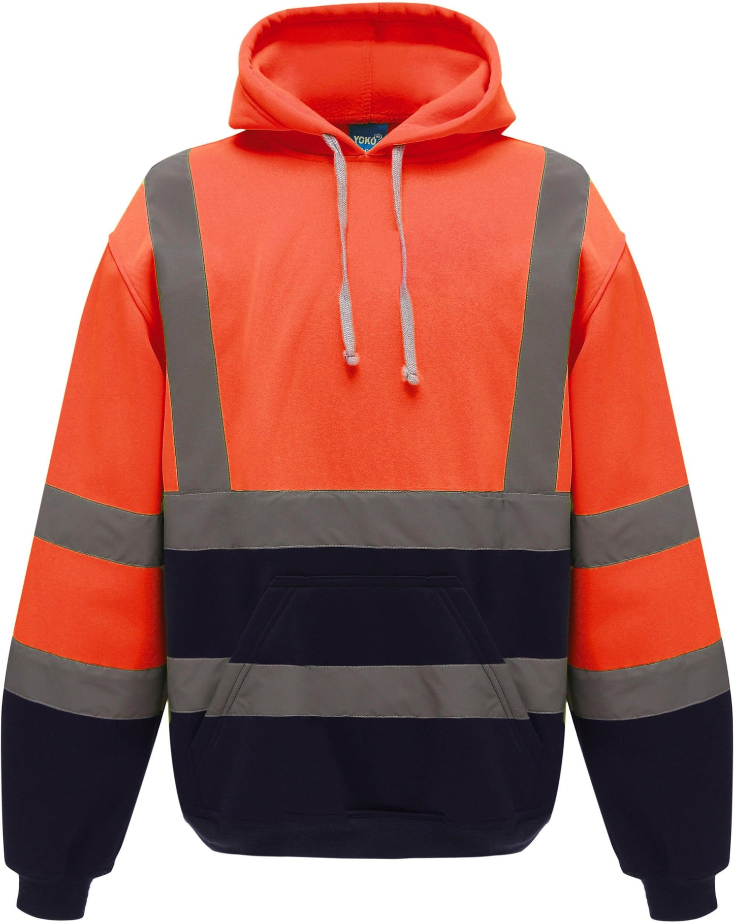 Sweatshirt capuche haute visibilité - La-broderie