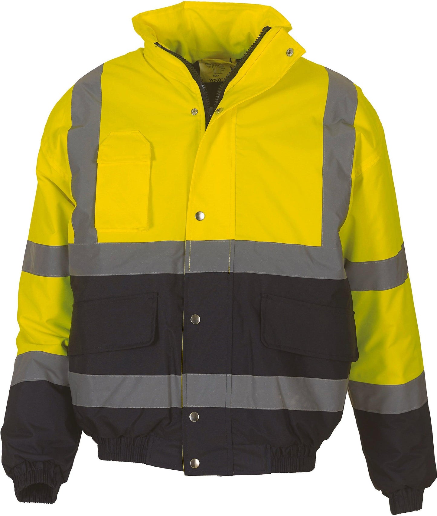 Blouson bicolore haute visibilité - La-broderie