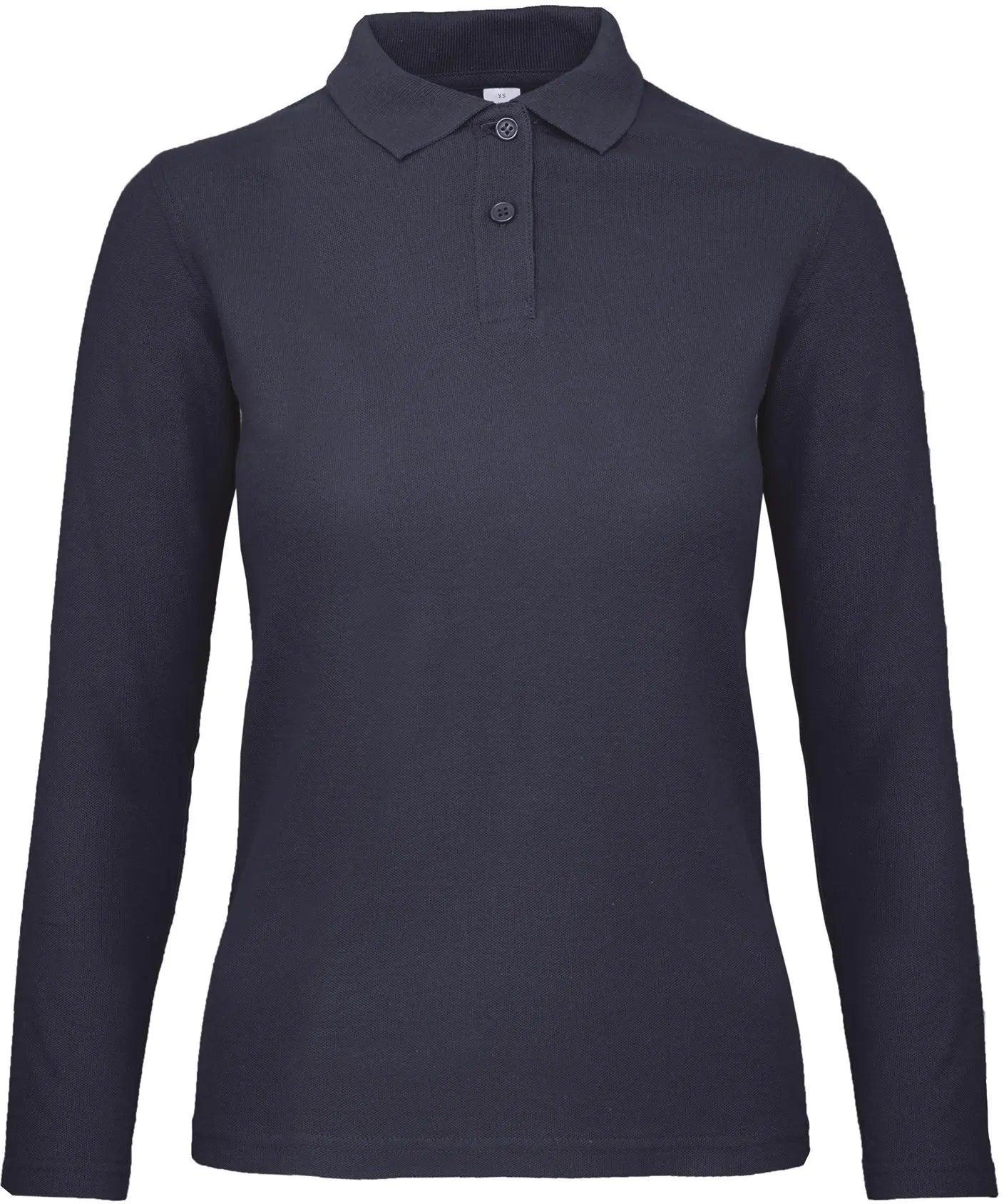 Polo femme ID.001 manches longues - La-broderie