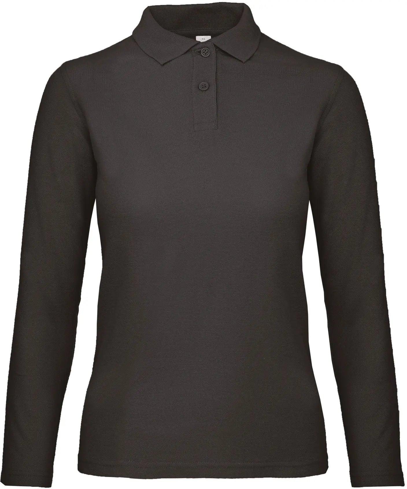 Polo femme ID.001 manches longues - La-broderie