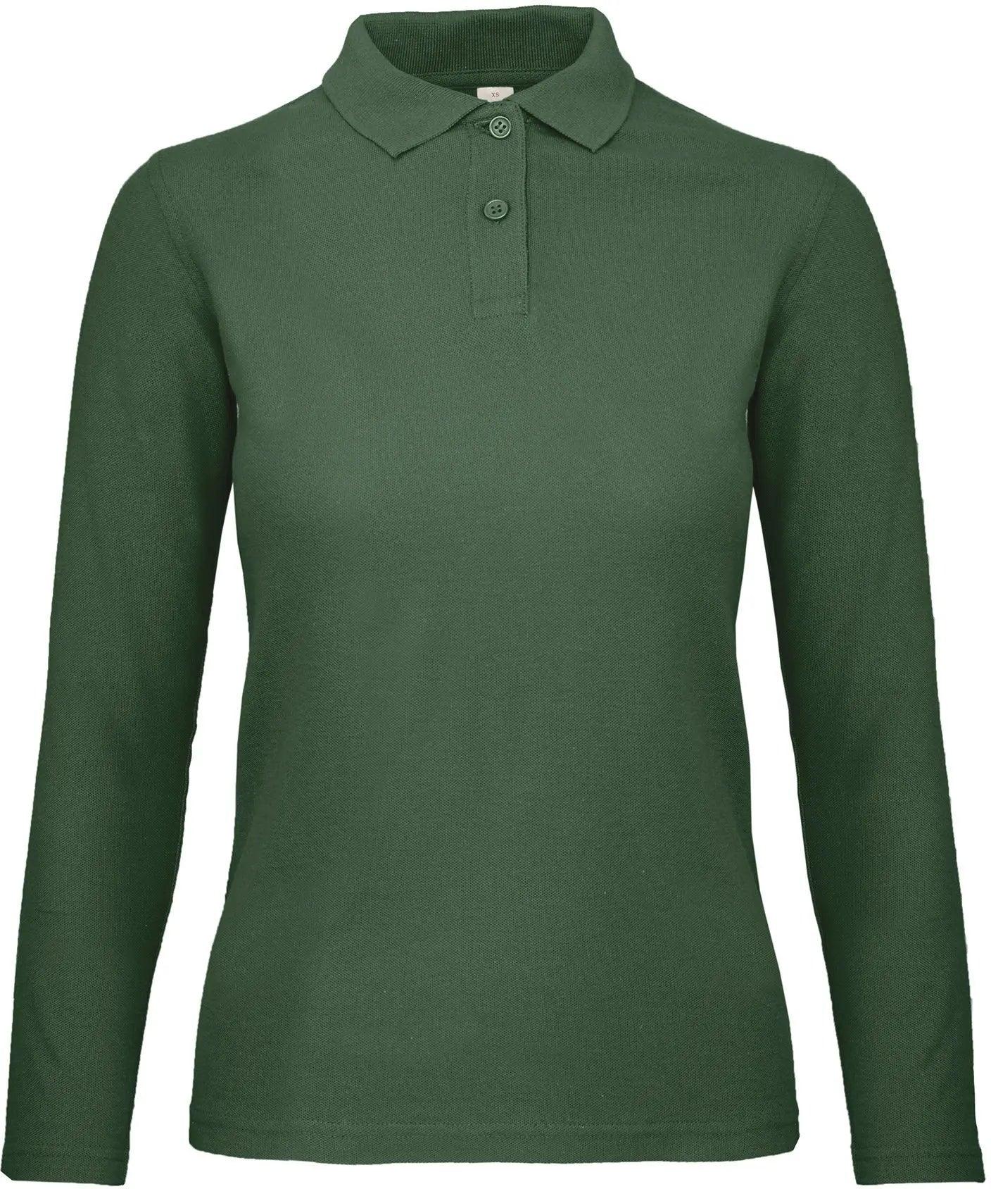 Polo femme ID.001 manches longues - La-broderie