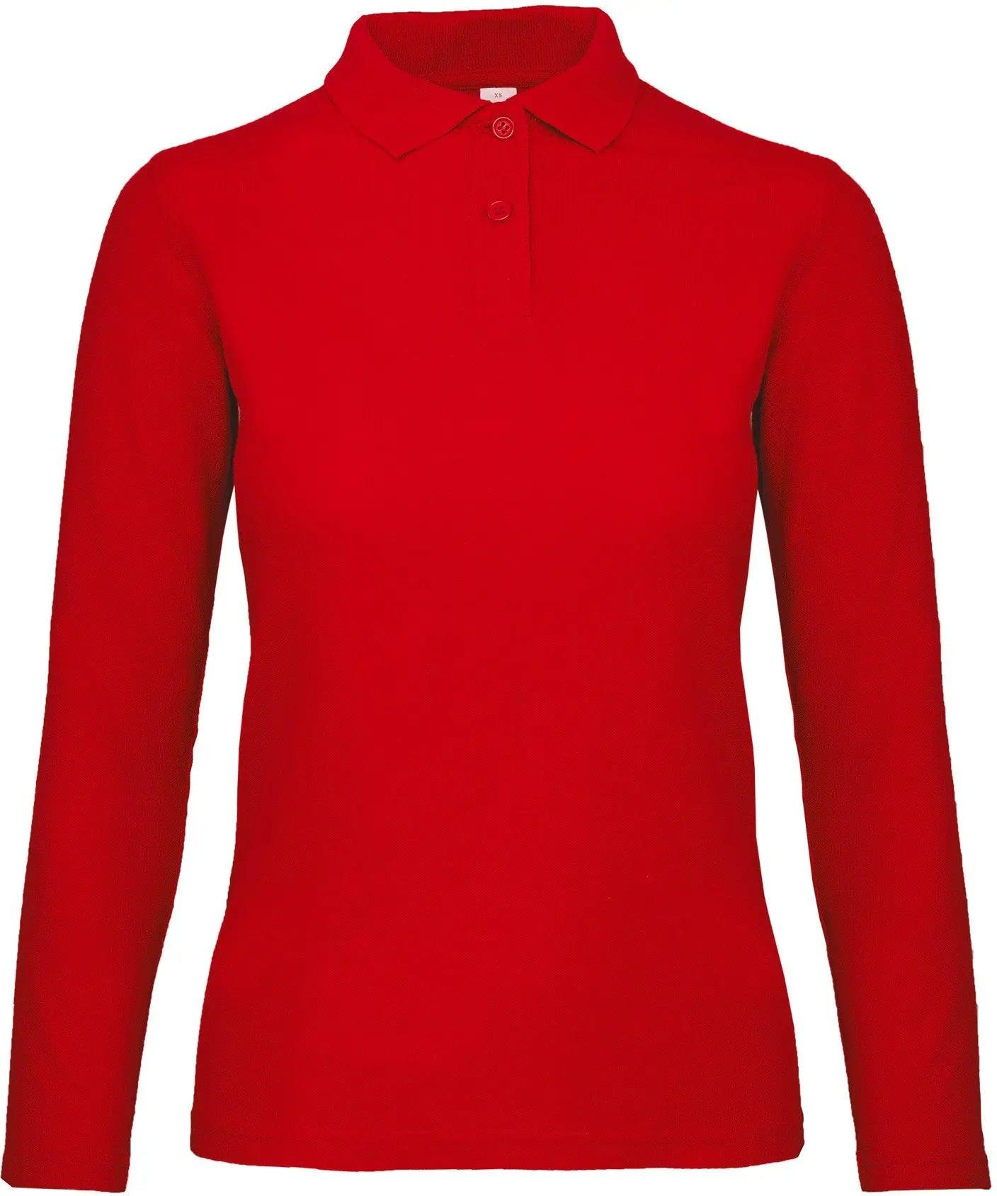 Polo femme ID.001 manches longues - La-broderie