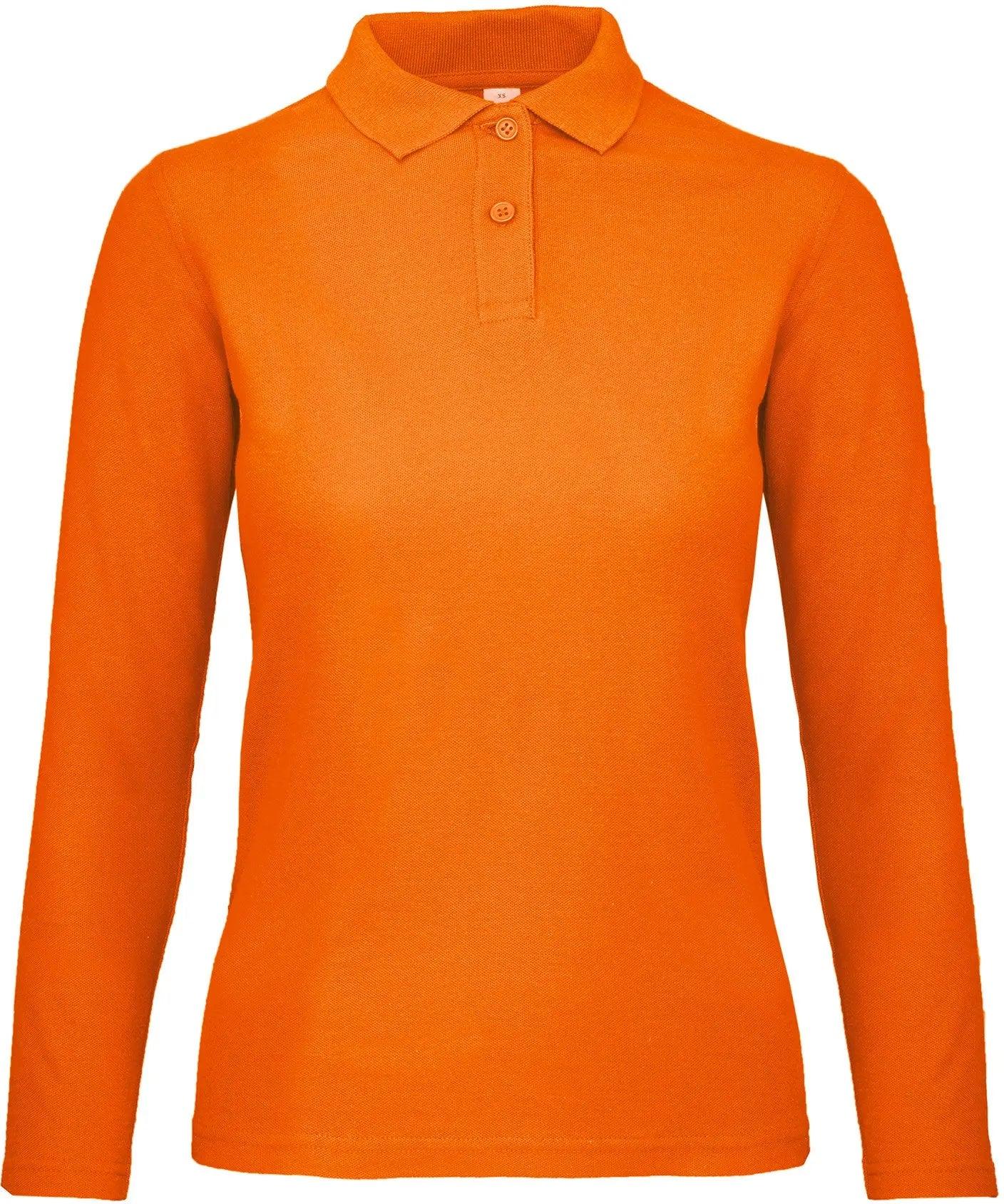 Polo femme ID.001 manches longues - La-broderie