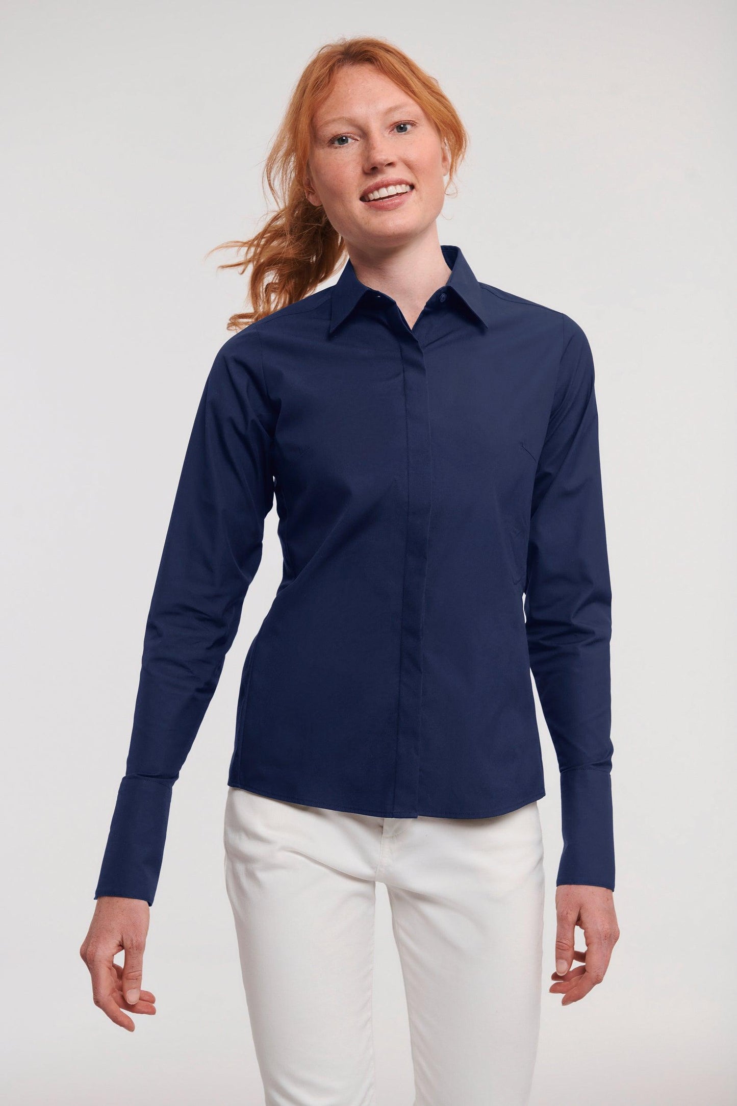 Chemise femme manches longues Ultimate stretch - La-broderie