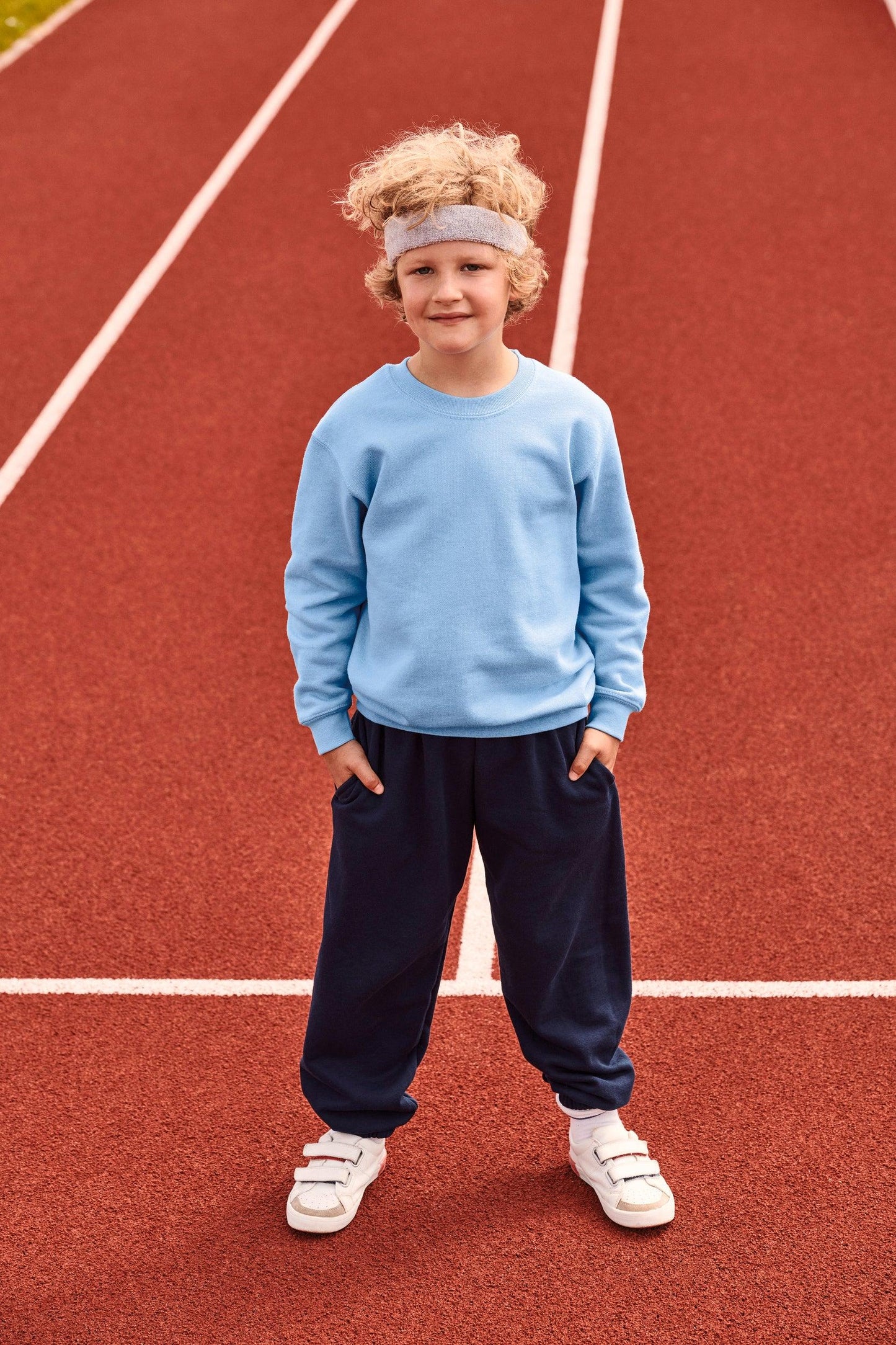Pantalon de jogging enfant bas elastiqué (64-051-0) - La-broderie