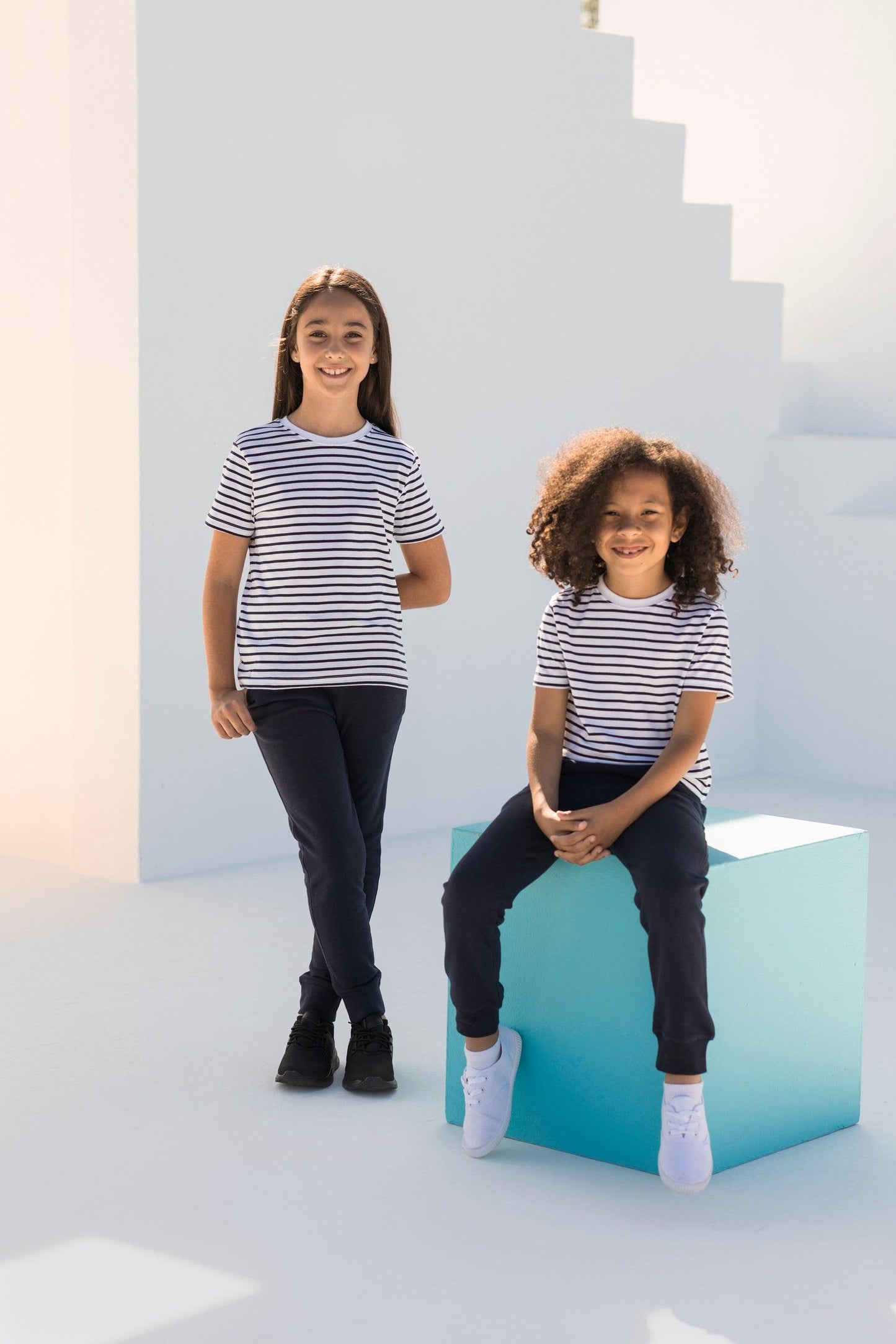 T-shirt rayé enfant - La-broderie