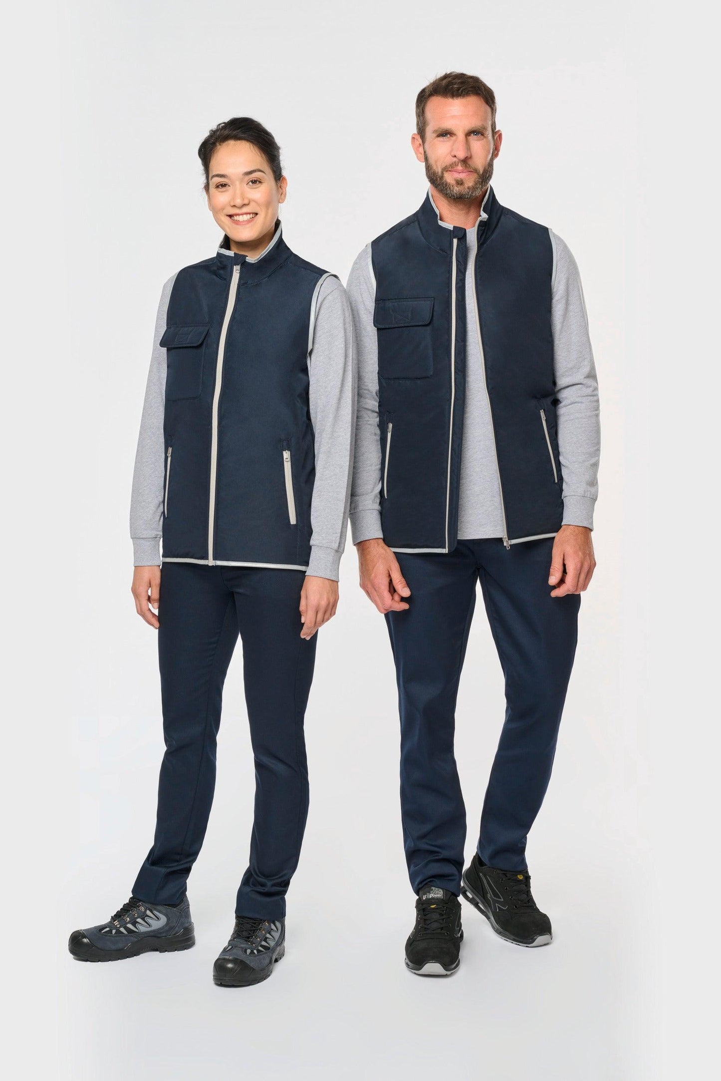 Bodywarmer thermique 4 couches unisexe - La-broderie