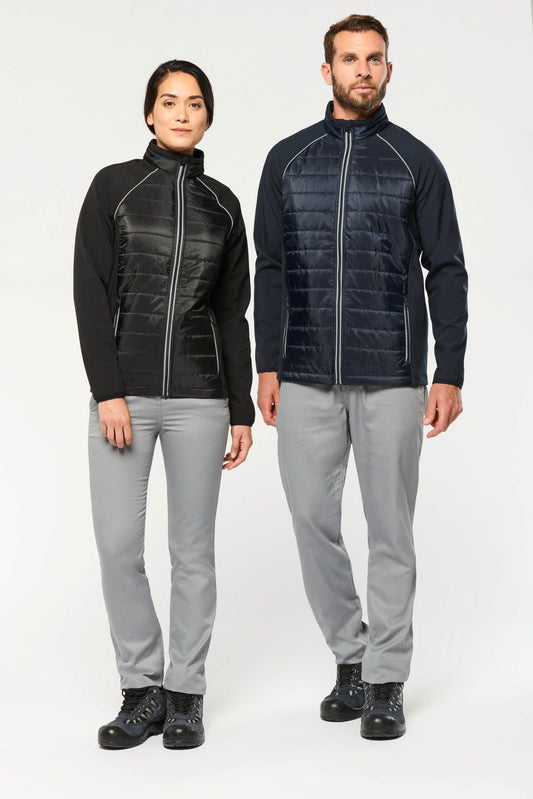 Veste Day To Day bi-matière unisexe - La-broderie