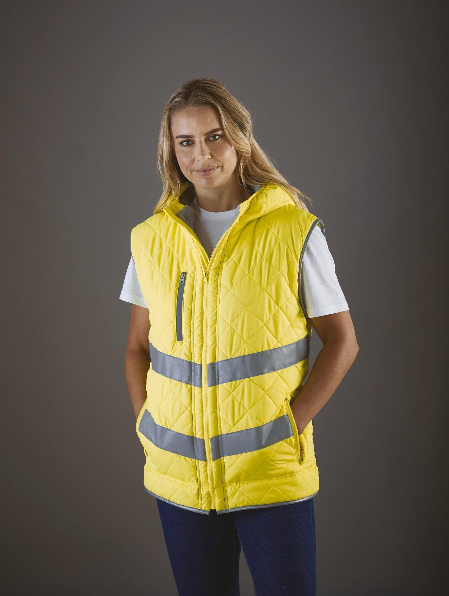 Bodywarmer haute visibilité "Kensington" - La-broderie