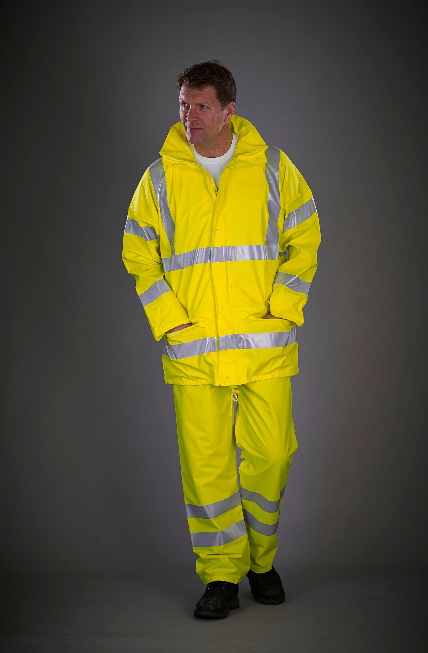Pantalon de pluie respirant Hi-Vis Soft Flex - La-broderie