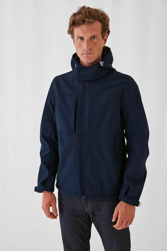 Veste softshell capuche homme