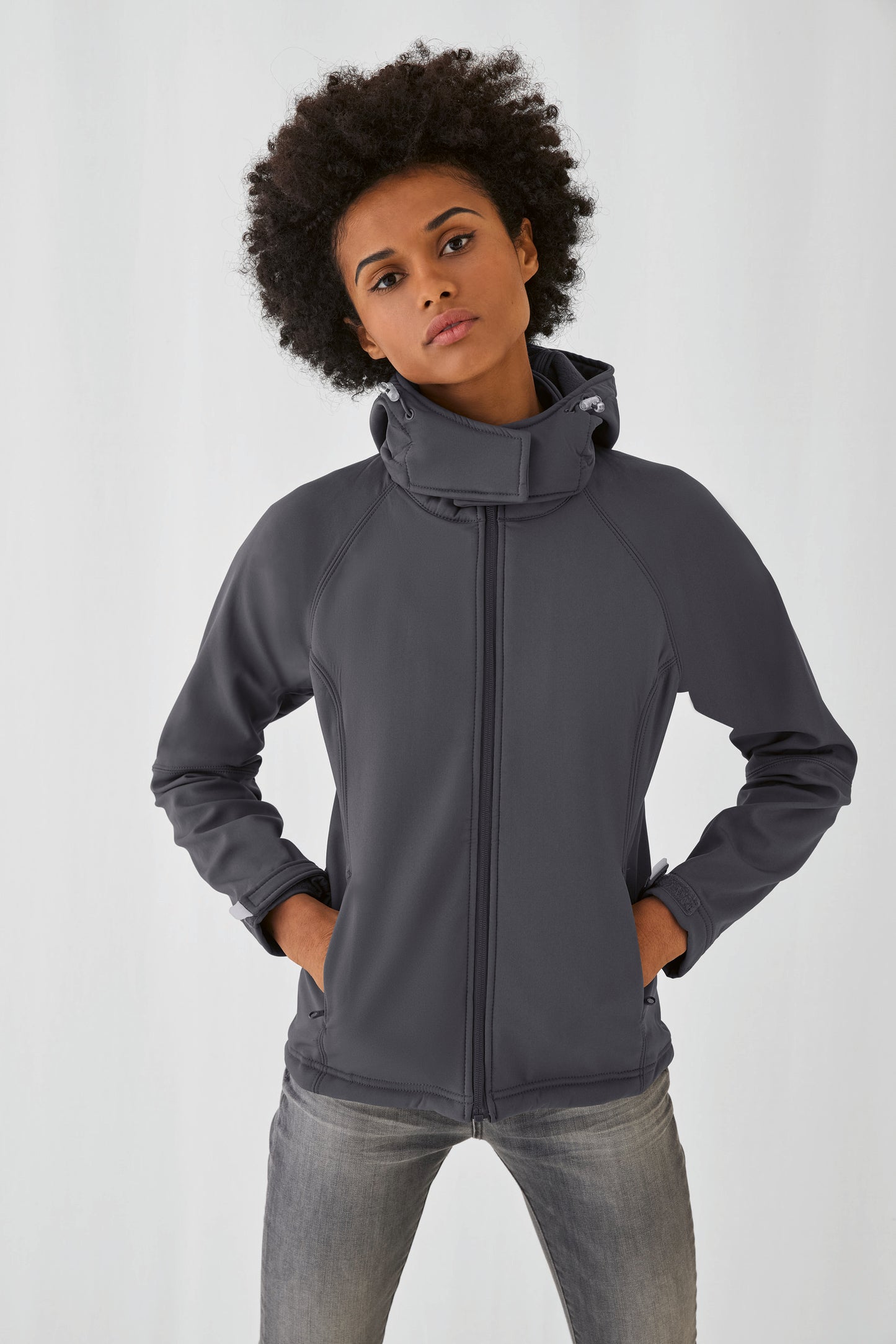 Veste softshell capuche femme