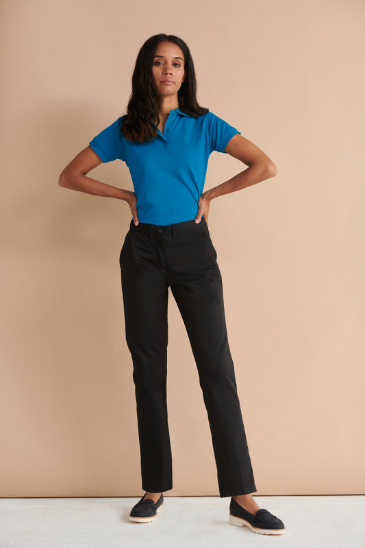 Pantalon chino femme 65/35